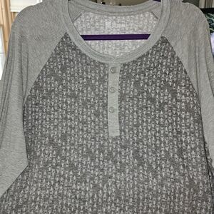Tiny Stars Cotton Blend LuLaRoe Mark Henley Shirt